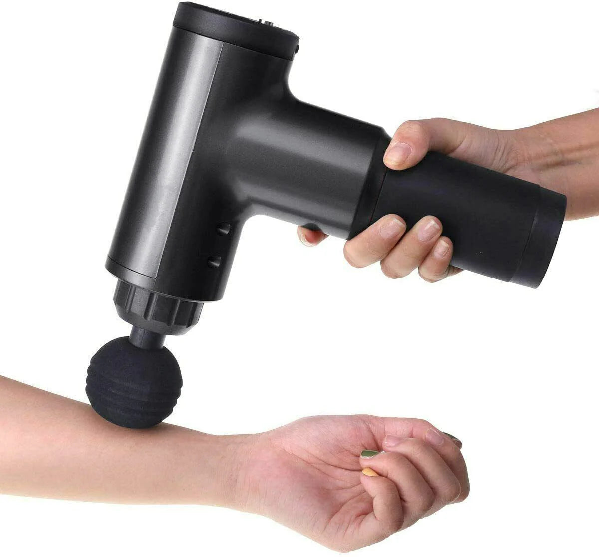 Deep Tissue Percussion Massage Gun – 4 Attachment Heads, Handheld Muscle Relaxer, US Seller Fast Ship