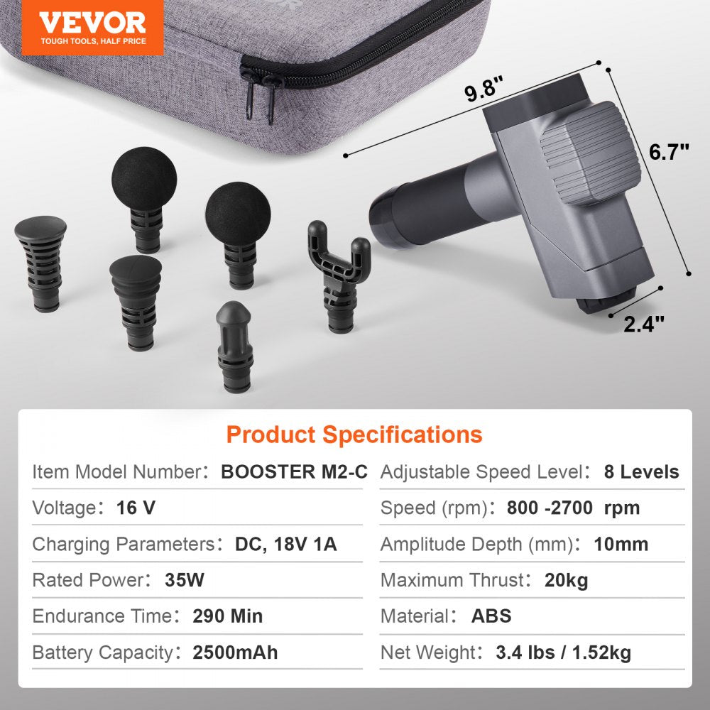 VEVOR Massage Gun 8 Speed - Feature 6