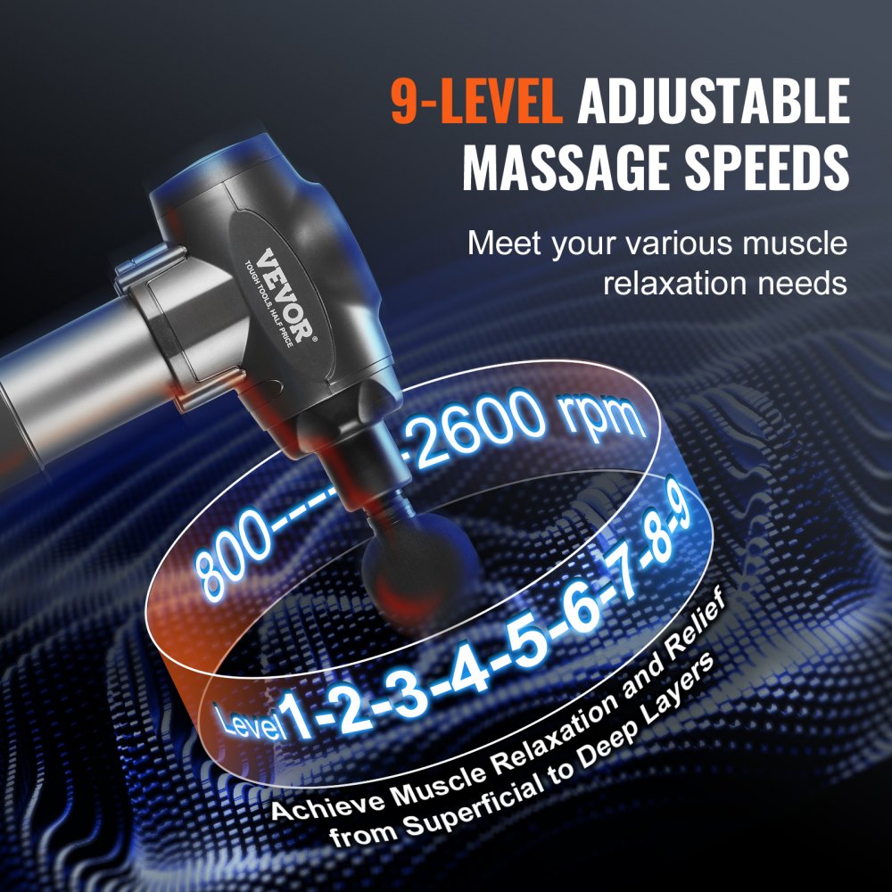 VEVOR Massage Gun 9 Speed - Feature 2