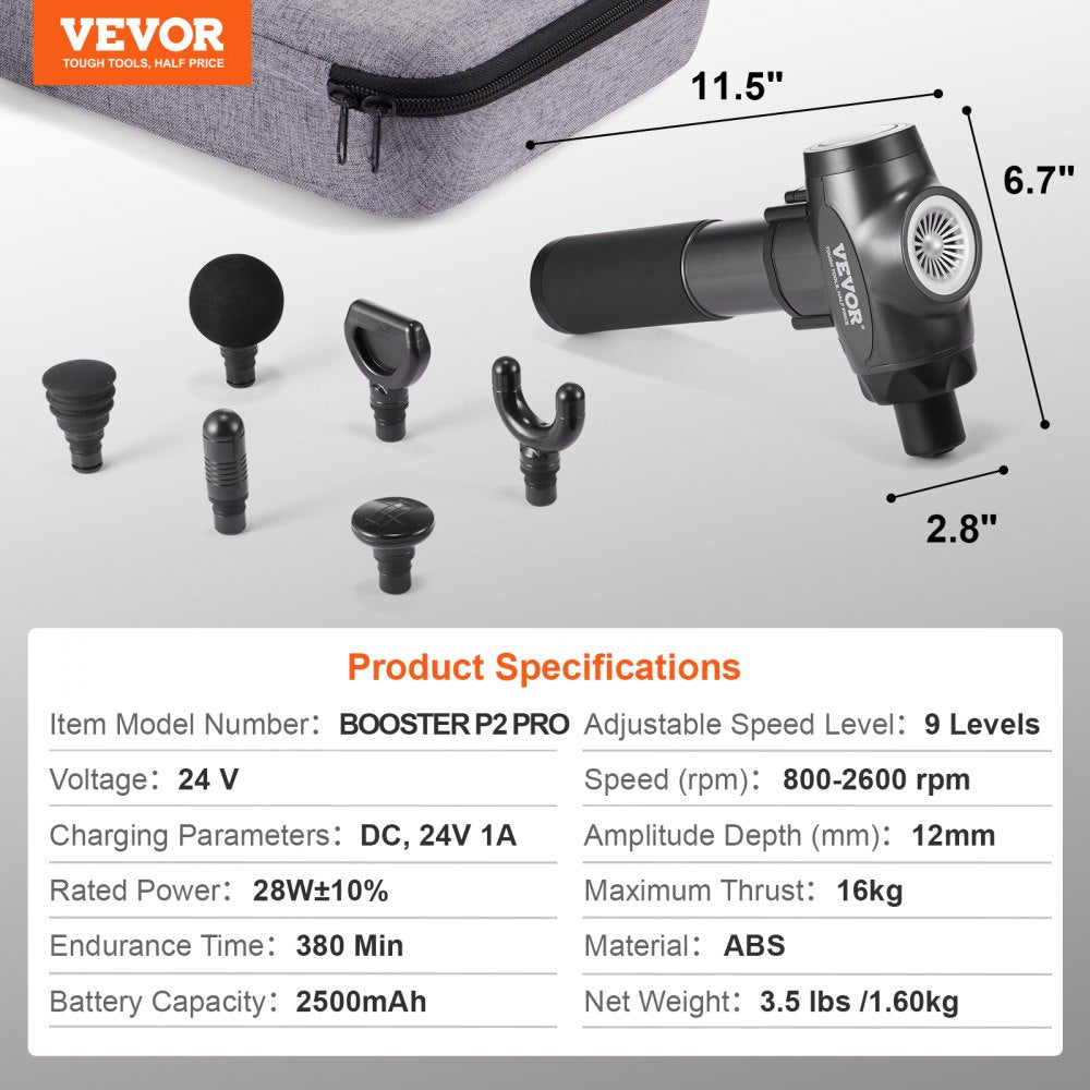 VEVOR Massage Gun 9 Speed - Feature 6